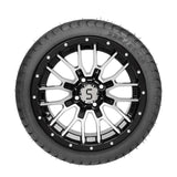 4 x Regar CONQUEST 14'' Golf Cart Alloy Wheels and Tyres