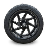 4 x Regar SAMURAI 14'' Golf Cart Alloy Wheels and Tyres