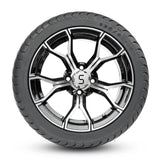4 x Regar CHAOS 14'' Golf Cart Alloy Wheels and Tyres