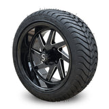 4 x Regar SAMURAI 14'' Golf Cart Alloy Wheels and Tyres