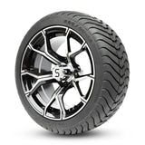 4 x Regar CHAOS 14'' Golf Cart Alloy Wheels and Tyres