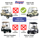 Club Car DS Golf Cart Windscreen Windshield 2000+ ICS CLEAR (4MM)
