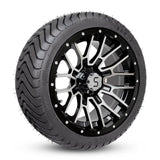 4 x Regar CONQUEST 14'' Golf Cart Alloy Wheels and Tyres