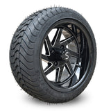 4 x Regar SAMURAI 14'' Golf Cart Alloy Wheels and Tyres