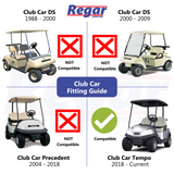 Club Car TEMPO Golf Cart RGB LED Light Kit Headlight and Tail Light Petrol Electric