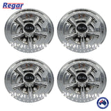Golf Cart Hub Caps Set 8'' Wheel Covers Cap SS Club Car Yamaha EZGO Golf Buggy