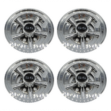 Golf Cart Hub Caps Set 8'' Wheel Covers Cap SS Club Car Yamaha EZGO Golf Buggy