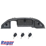 Club Car PRECEDENT Golf Cart Dash Panel - Carbon Fibre Finish 2008+