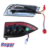 Club Car TEMPO Golf Cart RGB LED Light Kit Headlight and Tail Light Petrol Electric