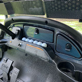 Club Car PRECEDENT Golf Cart Dash Panel - Carbon Fibre Finish 2008+