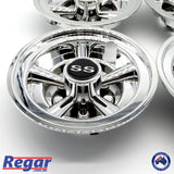 Golf Cart Hub Caps Set 8'' Wheel Covers Cap SS Club Car Yamaha EZGO Golf Buggy