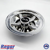 Golf Cart Hub Caps Set 8'' Wheel Covers Cap SS Club Car Yamaha EZGO Golf Buggy