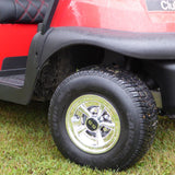 Golf Cart Hub Caps Set 8'' Wheel Covers Cap SS Club Car Yamaha EZGO Golf Buggy