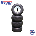 4 x 8'' Golf Cart Wheels and Tyres for Club Car, Yamaha and EZGO 18-8.5-8