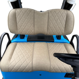 EZGO RXV Luxury Seat Upgrade - STONE Diamond Stitch