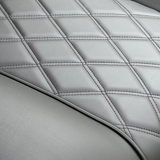 EZGO RXV Luxury Seat Upgrade - BLACK Diamond Stitch