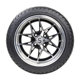 4 x Regar FORCE 14'' Golf Cart Alloy Wheels and Tyres