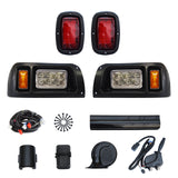 Deluxe Club Car DS Golf Cart LED Light Kit Headlight and Tail Light 1993+ Petrol and Electric