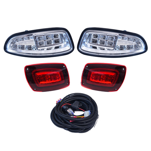 EZGO RXV 2016+ Golf Cart LED Light Kit Headlight and Tail Light Petrol and Electric