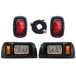 Deluxe Club Car DS Golf Cart LED Light Kit Headlight and Tail Light 1993+ Petrol and Electric