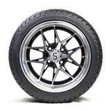 4 x Regar FORCE 14'' Golf Cart Alloy Wheels and Tyres