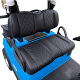 EZGO RXV Luxury Seat Upgrade - BLACK Diamond Stitch