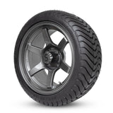 4 x Regar DRIFT-R (Gunmetal) 14'' Golf Cart Alloy Wheels and Tyres