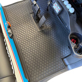 Club Car Precedent Tempo & Onward Golf Cart - Full Coverage Rubber Floor Mat Protector