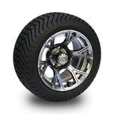 4 x Regar HURRICANE 12'' Golf Cart Alloy Wheels and Tyres