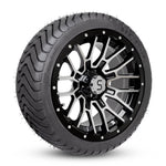 4 x Regar CONQUEST 14'' Golf Cart Alloy Wheels and Tyres
