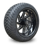 4 x Regar SAMURAI 14'' Golf Cart Alloy Wheels and Tyres