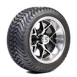 4 x Regar FORCE 12'' Golf Cart Alloy Wheels and Tyres