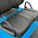 EZGO RXV Luxury Seat Upgrade - BLACK Diamond Stitch