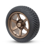 4 x Regar DRIFT-R (Bronze) 14'' Golf Cart Alloy Wheels and Tyres