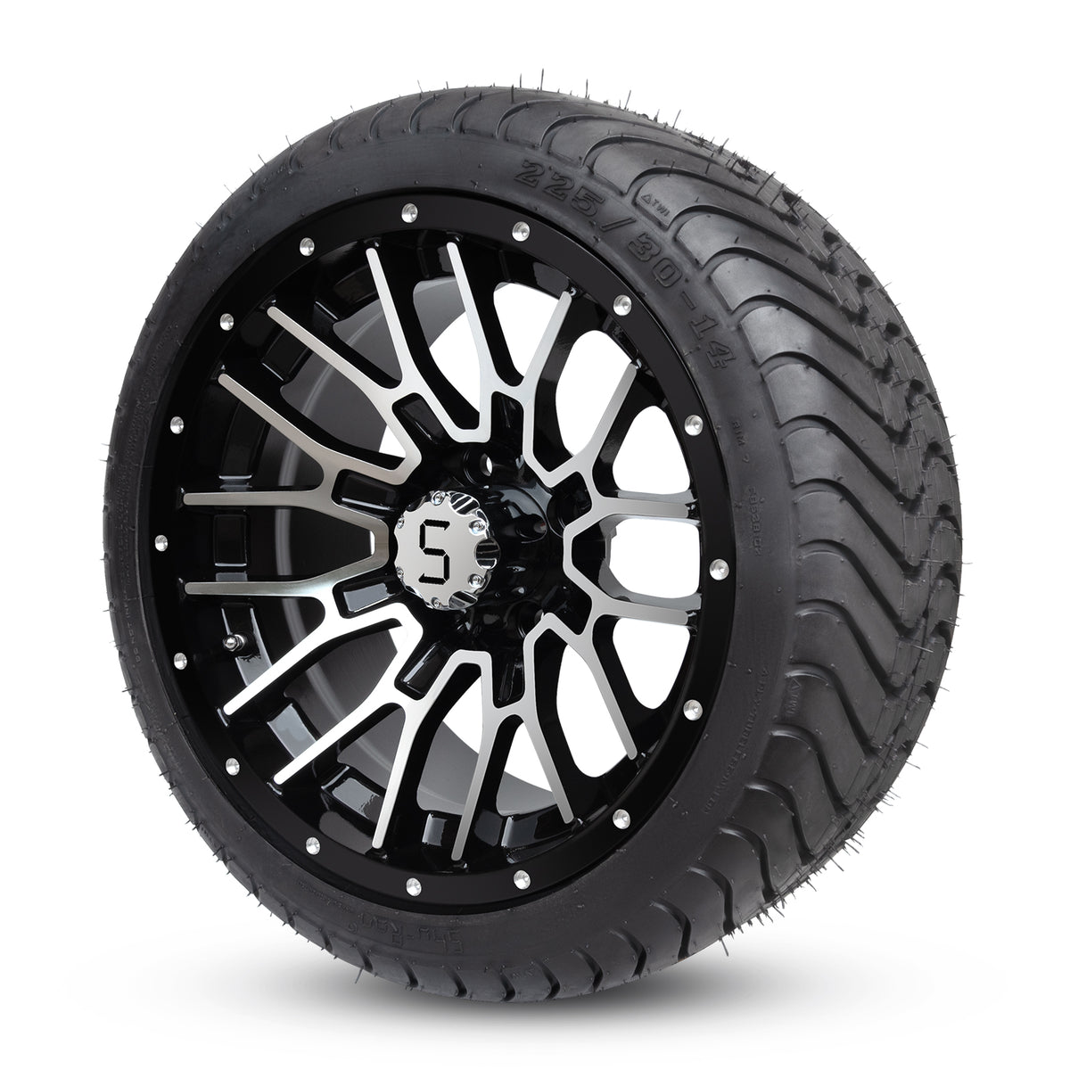4 x Regar CONQUEST 14'' Golf Cart Alloy Wheels and Tyres – Regar Australia