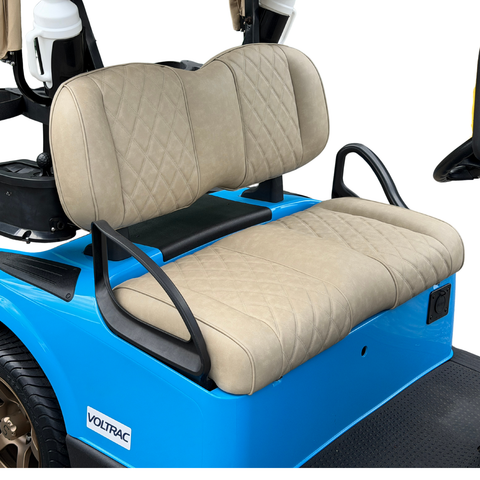 EZGO RXV Luxury Seat Upgrade - STONE Diamond Stitch