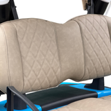 EZGO RXV Luxury Seat Upgrade - STONE Diamond Stitch