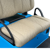 EZGO RXV Luxury Seat Upgrade - STONE Diamond Stitch