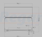 Yamaha Fold Down Windshield Windscreen (2017+) G29 Drive 2 Golf Cart CLEAR (4MM) DR2