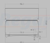 Yamaha Fold Down Windshield Windscreen (2017+) G29 Drive 2 Golf Cart CLEAR (4MM) DR2