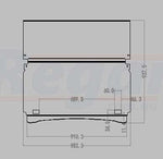 Yamaha Fold Down Windshield Windscreen (2007-2016) G29 Drive Golf Cart TINTED (4MM)