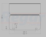 YAMAHA G14 G16 G19 Folding Windscreen Windshield GOLF CART CLEAR (4MM)