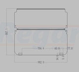 YAMAHA G22 Folding Windscreen Windshield GOLF CART CLEAR (4MM)