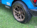 4 x Regar SLIPSTREAM (Bronze) 14'' Golf Cart Alloy Wheels and Tyres