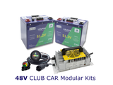 Lithium Golf Cart Battery full Conversion Kit - Club Car Precedent, Tempo, Onward & DS