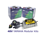 Lithium Golf Cart Battery full Conversion Kit - Yamaha G14 G16 G19 G22 G29 48V Electric