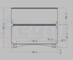 Club Car Fold Down Windshield Windscreen Precedent Tempo Golf Cart 2004+ TINTED (4MM)