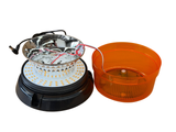 Magnetic Amber Strobe - Flashing Beacon - Solar Powered