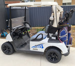 4 x Regar NERO 12'' Golf Cart Alloy Wheels and Tyres