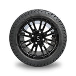 4 x Regar MAVERICK 12'' Golf Cart Alloy Wheels and Tyres